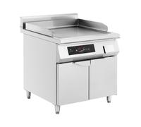 Grill professionnel - Induction - 720 x 610 mm - rainuré et lisse - 10000 W - Royal Catering