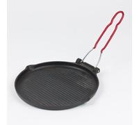 Invicta – Grill rond en fonte émaillée 23 cm – Noir