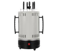 Grill rotatif vertical, cuisson haute performance, acier inoxydable durable, couleur gris foncé