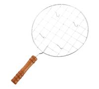 Grill Roti En Acier Inoxydable - Grande Grille À Rôtir | Poêle À Griller Polyvalente Jali Et Chapati, Poignée Anti-brûlure, Pour Cuire À La Vapeur, Refroidir, Cuire Au Four, Barbecue, Camping Et