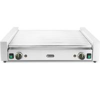 Grill roulant XL - 2 zones, HENDI, 14 roues, argent, 220-240 V/2000 W, 732 x 590 x (H) 168 mm