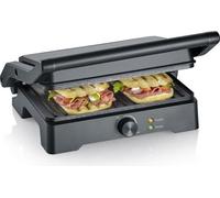 Grill SEVERIN KG2391, Surface de cuisson 28x17cm, Ouverture 180°, 1800W, Revêtement Céramique