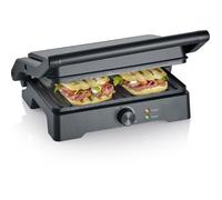 SEVERIN Gril multifonctions KG 2391 XL – 1800W, surface 28x17 cm, céramique, sans PFAS – Noir