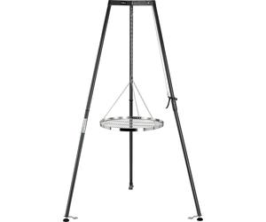 Grill suspendu sur trépied en acier inoxydable, 66 cm