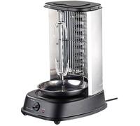 Grill vertical pour kebab et brochettes - ROSENSTEIN & SOHNE - 2000 W - Gris - Acier et plastique