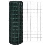 vidaXL Grillage 140587 10 x 1,5 m mailles 76 x 63 mm Vert