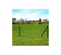 vidaXL Clôture Euro 25 x 1,0 m Vert