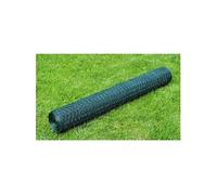 vidaXL Grillage à poule avec revêtement en PVC 25x0,5 m vert, clôture, barrière,, clôtures, barrières 140405 Vert G