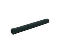 vidaXL Grillage acier hexagonal 25 x 1,2 m vert revêtement en PVC