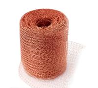Grillage Anti Rongeur de Haute Qualité, 100% Cuivre Anti Limace Escargot Souris Rat Oiseaux Nematodes Ferramol, Filet de Cuivre Tricot pour l'intérieur, Le Jardin (10 Mètres)