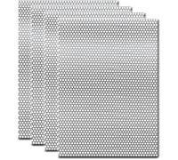 Grillage Anti Rongeur Inox Rigide Et Fin, 4Pcs Grille Alliage Aluminium-Magnésium Fine Pour Empêcher Souris Rat Insectes Serpents