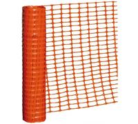 GRILLAGE DE CHANTIER SOUPLE PP ORANGE - ROULEAU DE 50 M, HAUTEUR 1 M - SIRL - S010000105