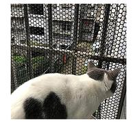 Grillage de poulet en plastique HDPE | Filet noir jardin, 0,5-1,2×5-15m, maille 0,8-1,2cm, protection petits animaux(Mesh 1.2cm,1.2x15m/3.9x49ft)