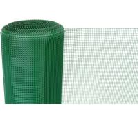 Grillage ECONOMY 5, 1000 mm, maille 10x10 mm, motif carre, 300 g/m2, vert, tout plastique, rouleau de 50 m