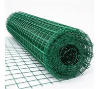 Grillage Électrosoudé, 1.8 M X 30 M, Maille 60 X 60 Mm, Revêtu De PVC | Acier Galvanisé à Chaud, Clôture Jardin, Volière, Poulailler, Clapier, Parterre Surélevé