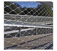 Grillage en acier inoxydable 304 flexible pour balustrades, filet d'escalade extensible pour plantes, barrière animale, filet de volaille (taille : 3 x 8 m)