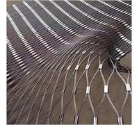 Grillage en Fil d'acier Inoxydable, clôture en Treillis métallique Flexible, Treillis for Balcon, fenêtre, Jardin, Ferme, extérieur(15cm Mesh)