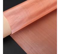 Grillage En Fil De Cuivre Pur à 99,9 Tissu De Cuivre Pour Mise à La Terre Grille De Filtre En Cuivre Dense Artisanat Protection Des Fenêtres Grillage De Jardin(Size:1x5M(3X16FT),Color:200 mesh)