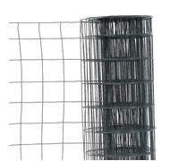 Grillage en rouleau acier galvanisé maille 100x100 mm H1m20 x L20 m - Gris anthracite - Hauteur 1m20