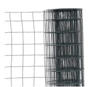 Grillage en rouleau acier galvanisé maille 100x100 mm H1m50 x L20 m - Gris anthracite - Hauteur 1m50