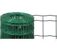 Grillage EUROPLAST 2, 1800/100x50/2,20 mm, vert, RAL 6005, Zn+PVC, de clôture, rouleau de 25 m