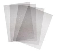 Grillage Fine Maille Inox Tissu de Treillis Métallique 1mm Pour Porte Fenêtre Anti Rongeur Insecte Serpent 300 x 210mm 4 Pièce[1063]