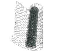 Grillage Hexagonal en Fil Galvanisé Vert à Poules pour Élevage | Clôture Simple et Sûre, Usage Ferme et Élevage, pour Lapins Adultes et Chiens, Format Vert
