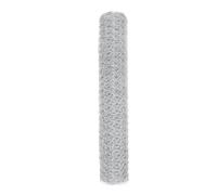 Grillage Hexagonal Galvanisé Argenté pour Poules, Clôture Légère | Fer Galvanisé, Résistance à Haute Température L'usure, Entretien Facile, Usage Ventilation Fondation et Drainage