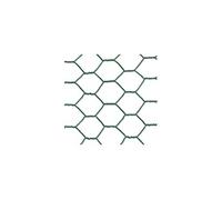 Grillage métal plastifié - 0,50 x 10 m/41 x 0,8 mm "Galvanex Plast 41" - triple torsion - Vert