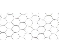 Grillage métalique 1,5 x 25 m - maille 25 x 0,8 mm - structure hexagonale - triple torsion