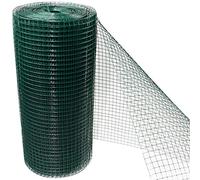 Grillage métallique carré de 10 m à 50 cm de haut - Largeur des mailles : 12,7 mm - Épaisseur du fil : 0,9 mm - Fil de lapin