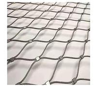 Grillage métallique en acier inoxydable 304 multifonction pour clôture de jardin - Filet de sécurité rigide pour balustrades extérieures - Treillis robuste - 1,2 x 2 m