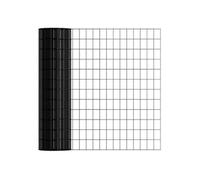 VEVOR Grillage Métallique Noir 91 cm x 7,6 m Grillage à Poule Clôture Soudé Maille 5 x 7,5 cm Rouleau de Fil en Fer Galvanisé Revêtement en Vinyle PVC Calibre 16 pour Jardin Cage à Lapins Serpents