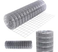 Grillage métallique soudé, galvanisé, dimensions 100 cm x 25 m, maille de 50 x 75 mm