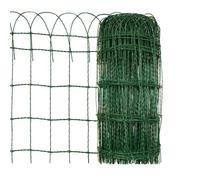 Grillage ornemental en rouleaux, fils métalliques torsadés,Vert,maille: 15 x 9 cm,4 tailles, 40 cm x 25 m