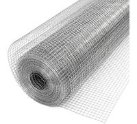Grillage pour enceinte clôture jardin 1x25m Maille en métal galvanisé 19mm