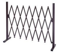 Grillage Randers, Tuteur Pour Plantes, Grille Animaux Télescopique, Aluminium Marron 27-207cm Marron