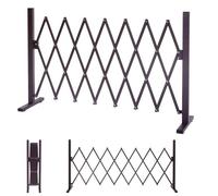 Grillage Randers, Tuteur Pour Plantes, Grille Animaux Télescopique, Aluminium Marron 31-261cm Marron