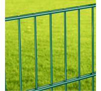 Grillage rigide vert 6/5/6 - Clôture discrète pour jardin