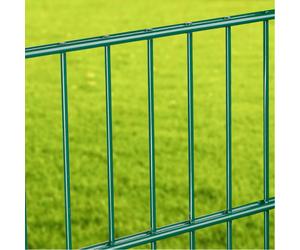 Grillage rigide vert 6/5/6 - Clôture discrète pour jardin