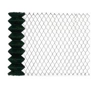 Grillage rouleau 1 m x 15 m simple torsion,Vert, Maille hexagonale : 60 mm
