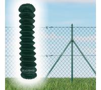 Grillage simple torsion, galvanisé et plastifié vert [Ø3,00mm, 100cm, 15m]