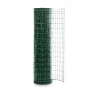 Grillage soudé en rouleau H1m50 x L25m fil 2.5mm maille 100x50 mm Vert