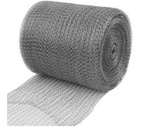 Grillage tressé acier inoxydable 9 m, barrière anti-rongeurs métallique pour jardin et maison.