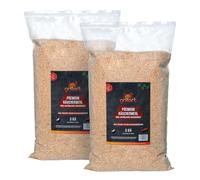 grillart® Farine pour fumage de haute qualité, 3 kg, idéale pour fumage à froid, 100% bois de hêtre naturel (lot de 2)