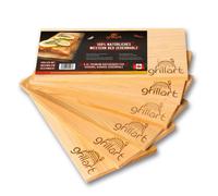 grillart planches de cèdre pour griller - en bois de cèdre rouge de l'Ouest 100% naturel