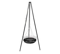 Grillchef by Landmann 0542 Barbecue suspendu à trois pieds avec grille de cuisson et brasero Barbecue au charbon de bois avec chaînette