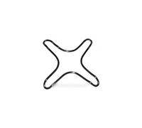 GRILLE 130MM (SUPPORT CASSEROLE) POUR CUISINIERE INDESIT 252755 - * C00047805 - TOUS CCG402W2 CC5 - BVMPièces
