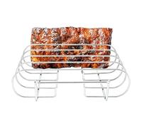 Grille À Côtes Barbecue 4 Emplacements Pratique Grand Support Vertical Pour | Support Pour Griller Et Rôtir La Viande De Côtes Pour Cuisine Familiale Barbecue Plein Air Camping
