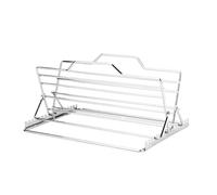 Grille à rôtir réglable pour dinde, acier inoxydable | grille de cuisson de volaille, de rôtissoire de poulet pour fours, passe lave-vaisselle, outil de